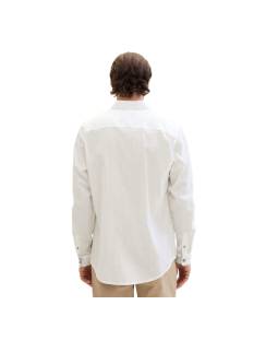 TOM TAILOR  hemden wit -  model 1040141 - Herenkleding hemden wit